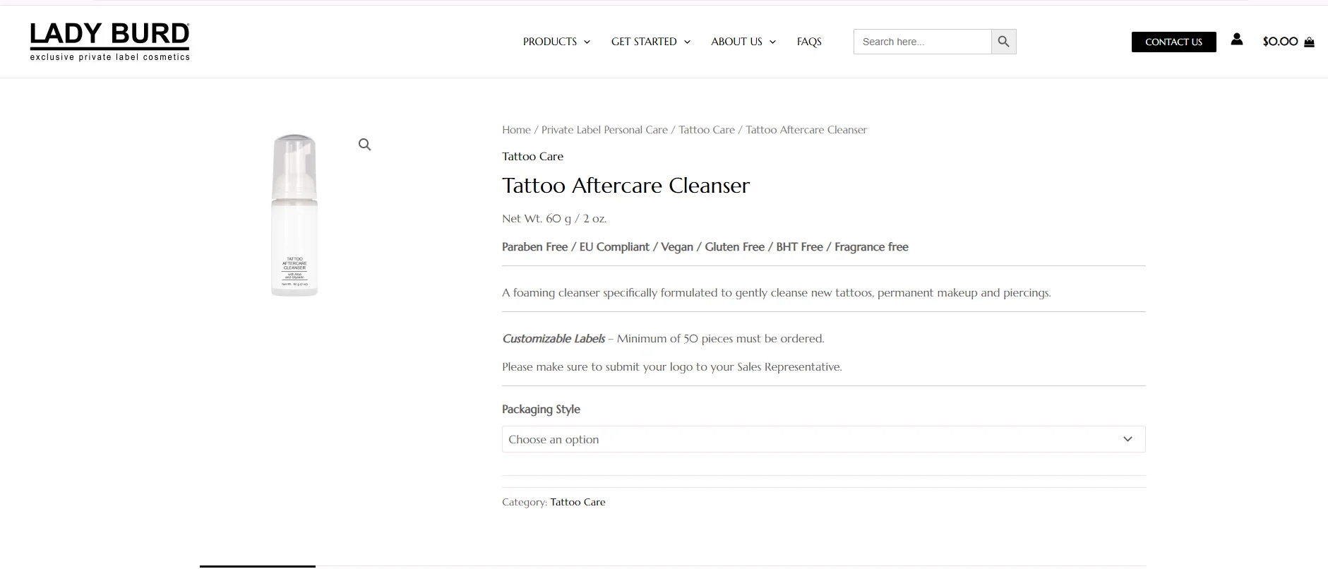 Tattoo Aftercare Products Manufacturers for Private Label Brands